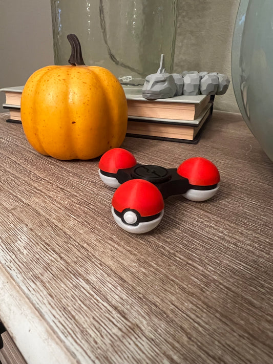 Pokeball Fidget Spinner - Spin Your Way to Pokemon Mastery!
